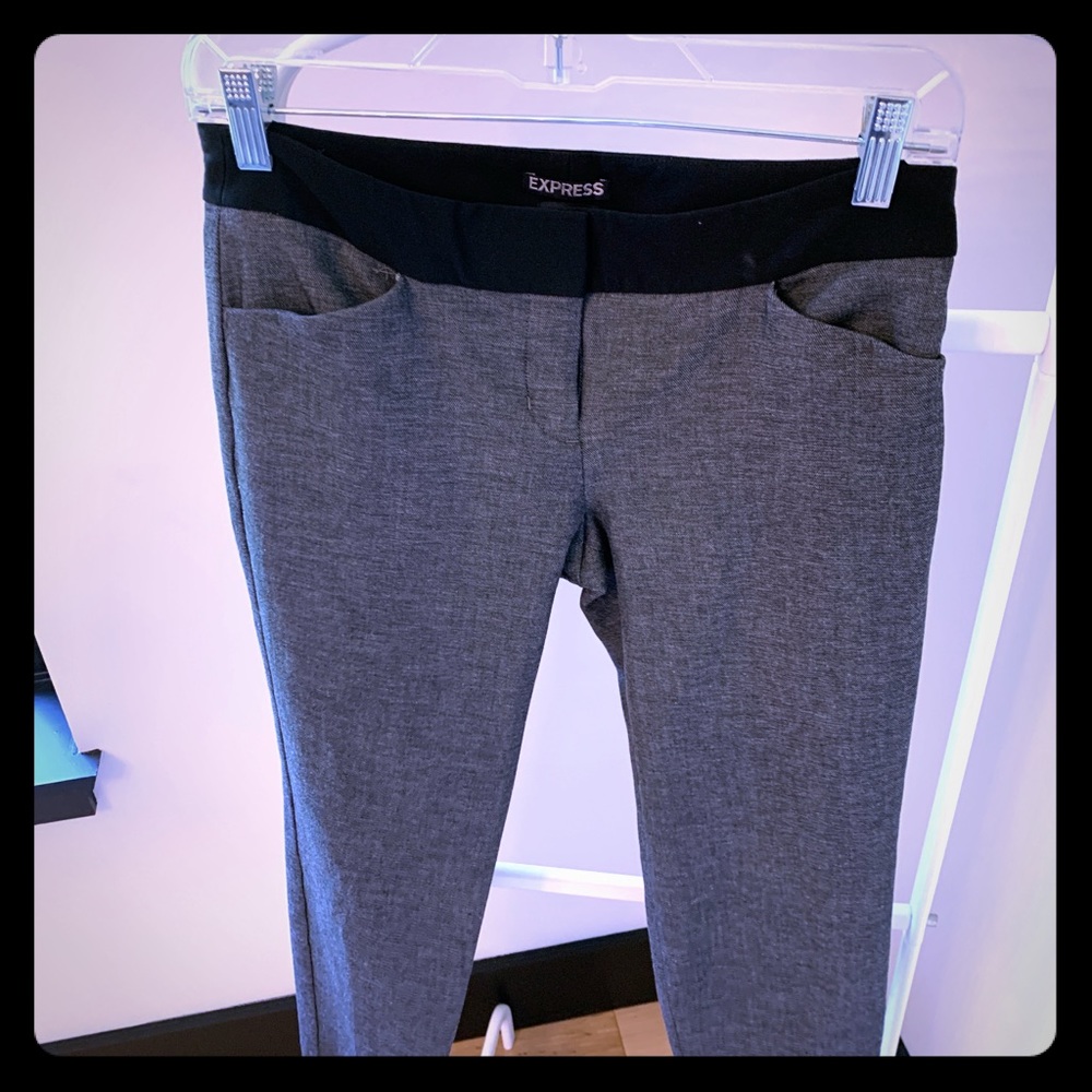 Express grey editor pant